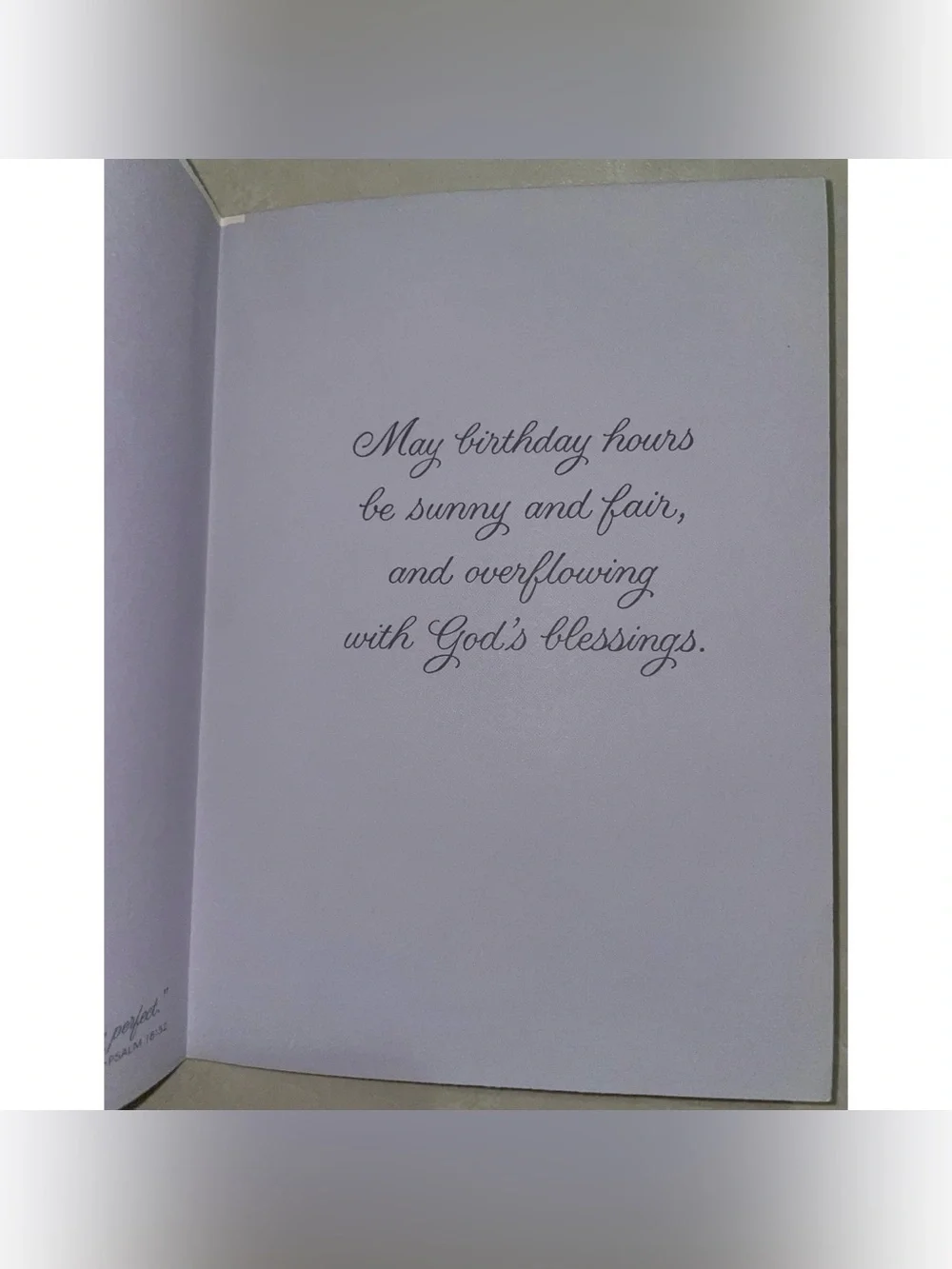 Religious Vintage Birthday Card (Yellow Envelope)